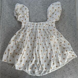 Sun Flower Babydoll Dress low back